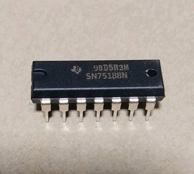 5 x NEU SN75188N Texas Instruments 14PIN-DIL. UK Lager. Versand mit Sendungsverfolgung.