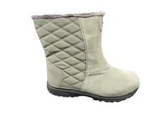 Columbia Women Snow Boot Ice Maiden Slip III BL7031-339 Gravel White Size 8 M