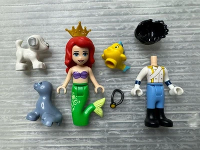LEGO Disney Little Mermaid MINIFIGURE & PARTS LOT Ariel Eric Max Flounder Ursula - Image 1 of 4