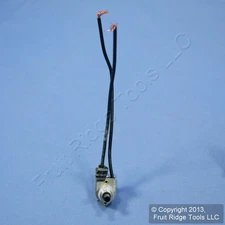 Leviton Rotary ON/OFF Nickel Appliance Switch 6A 125V 3A 250V AC Bulk 90572-N