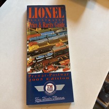 Lionel Model Train Price Rarity Guide Prewar/Postwar 2005 Edition 1900-1969