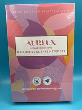 Aurlux Hair Removal Trilogy Kit 3 Step Set Brand New In Box Sealed