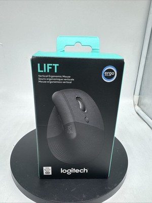 Logitech Lift Vertical Ergonomic Wireless Optical Mouse Gray 910-006466
