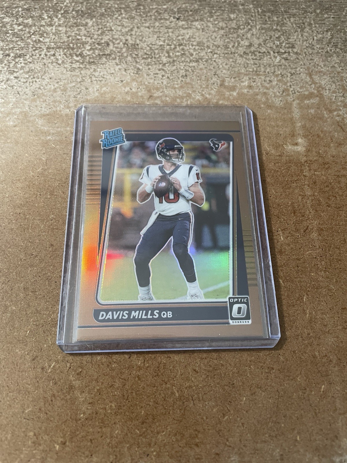 2021 Donruss Optic Davis Mills #222 RC Bronze Rated Rookie Houston Texans