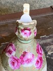 Antique Hand Painted Rose Porcelain Pitcher Ewer Gold Moriage Nippon  — photo 6