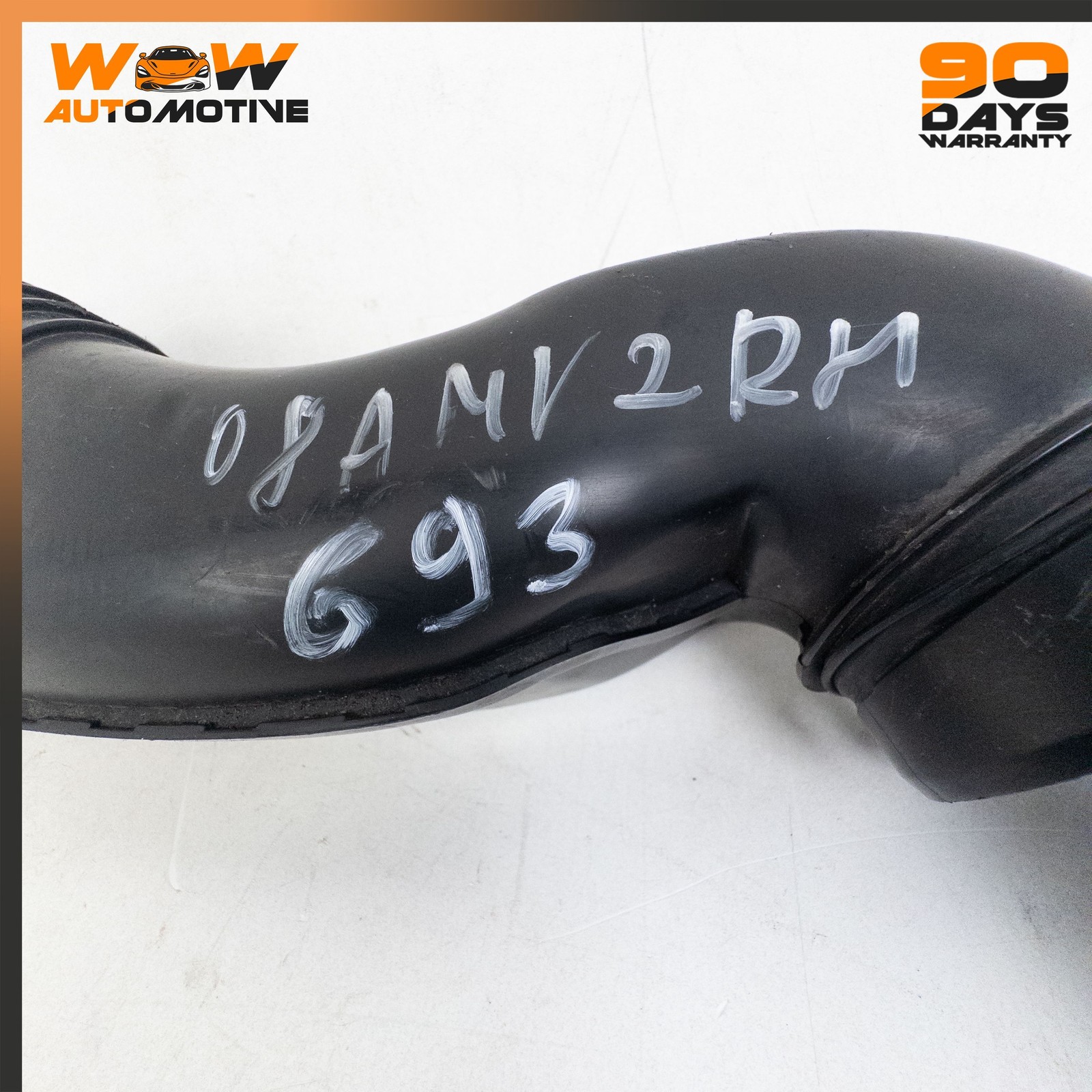 06-16 ASTON MARTIN V8 VANTAGE 4.3L FRONT RIGHT AIR CLEANER INTAKE INLET HOSE OEM