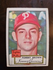 1952 Topps Set-Break #281 Tommy Brown VGEX EX SP Philadelphia Phillies 