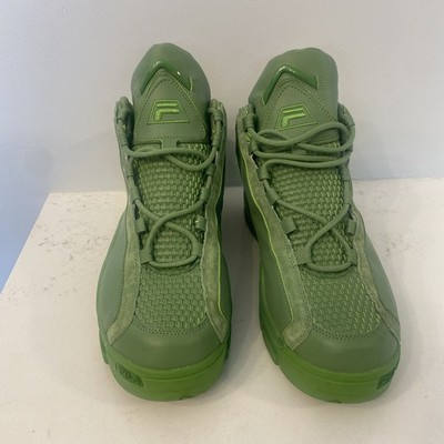 FILA Grant Hill 2 Woven Mens - Size 16 - Hunter Green - EXCELLENT CONDITION  