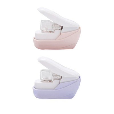 Staple Free Stapler Mini Lightweight Easy to Carry and Store 2 to 4 Sheets