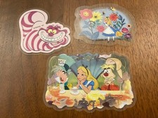 Disney Stickers Alice in Wonderland Set of 3 Cheshire Cat