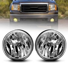 Fog Lights Assembly Compatible With 2007-2013 GMC Sierra 1500/2007-2014 Sierra 2