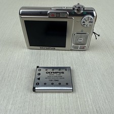 Olympus FE-280 Digital Camera 8.0 Megapixel Silver For Parts Or Repair