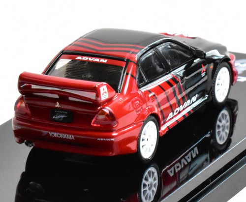 HobbyJapan 1:64 Advan Lancer Evolution EVO 6 VI Sport Model Diecast Metal Car - Picture 2 of 2