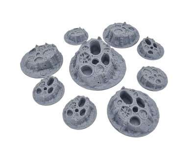 Sporenstock Cluster - 3D gedruckte Geländeszenerie kompatibel mit Tyraniden WH 40k