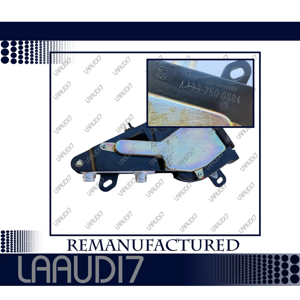 Chrysler Crossfire 2004-2008 convertible arco trasero pestillo cilindro remanufacturado Foto 4 de 4