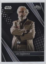2023 Topps Chrome Black Star Wars Refractor 36/199 General Dodonna Jan #70 p8v