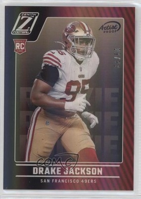2022 Panini Zenith Rookies Artist Proof Silver 5/50 Drake Jackson #154 1u6