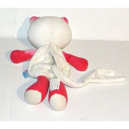 Doudou Chat Attache Tétine Sucre D'orge 20 Cm - Photo 2/2