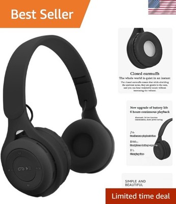 Advanced Noise Cancelling Headphones: Wireless, Deep Bass, and Comfortable Fit