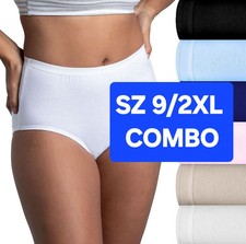 SZ 9 / 2XL Fruit of the Loom SIGNATURE BRIEFS COMBO OF TWO SIX PKS in Navy Asst