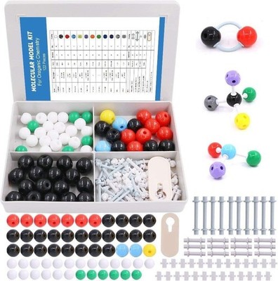122 Stck. Anorganische Organische Chemie Molekular Modell Revision Werkzeug Kit für Studenten