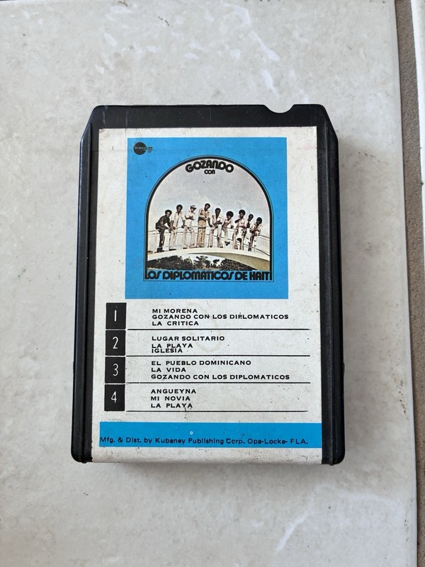 Gozando con los Diplomaticos de Haiti - 8 Track Cartridge Tape Kubaney 