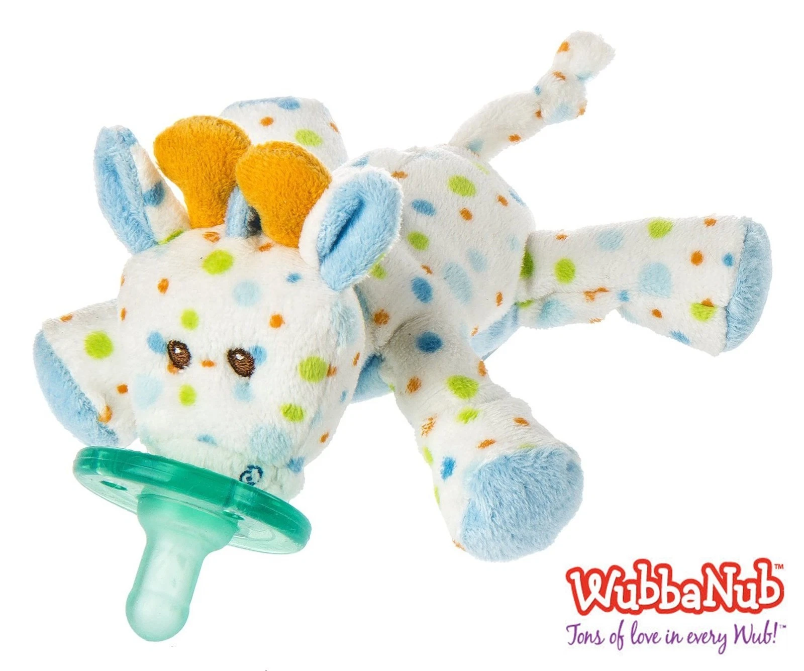 Little Stretch Giraffe Wubbanub Infant Baby Binkie Holder Stuffed Animal