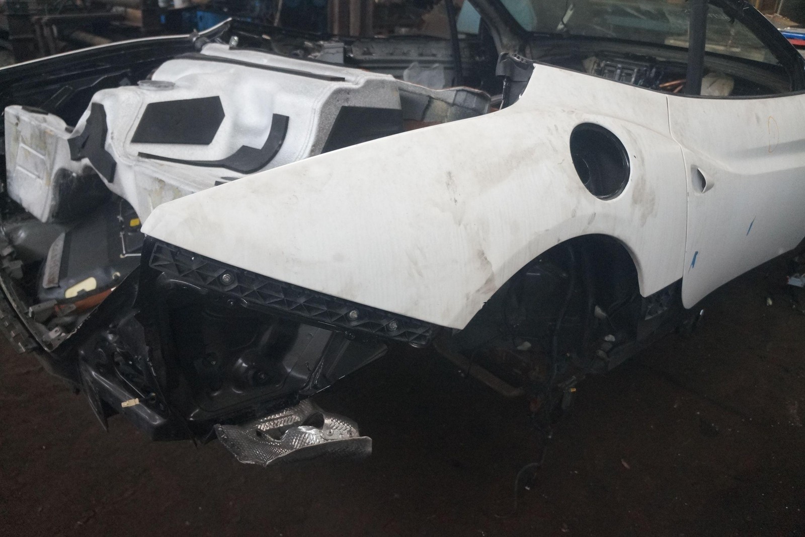 Rear Right Quarter Panel Body Structural Metal Cut Ferrari California 2010 *Note
