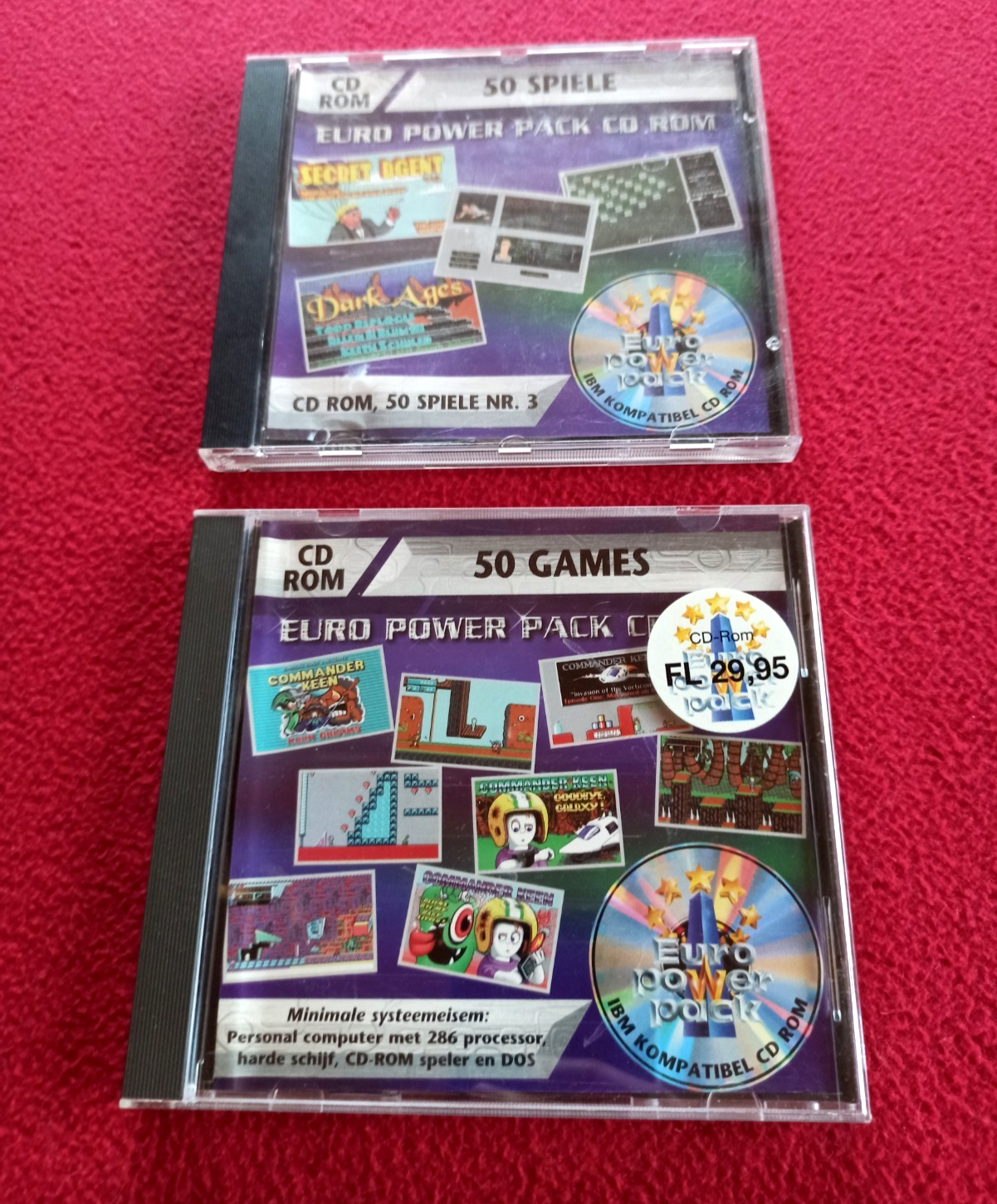 PC DOS: Commander Keen Cosmo Secret Agent 50 giochi Euro Power Pack Shareware