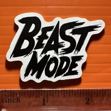 Beast Mode Sticker MOTIVATIONAL INSPIRATION DECAL Marshawn Lynch