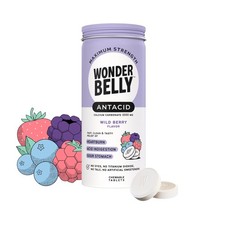 Wonderbelly Antacid Extra Strength 1000 mg Calcium Carbonate – Wild Berry Chewab