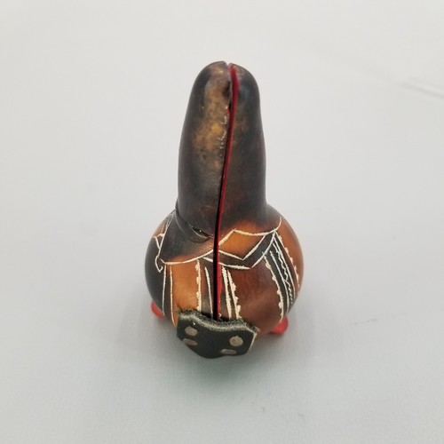 Belén de Navidad pintado a mano tallado calabaza diorama arte popular peruano - Imagen 5 de 11