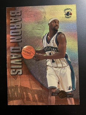 2001 TOPPS # TT5 - TEAM TOPPS - BARON DAVIS - HORNETS - NM-MT OR BETTER