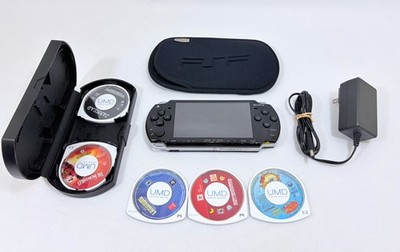 Sony PSP-2001 Tested Working W/Charger Games NO Battery NO Memory Stick PLS READ