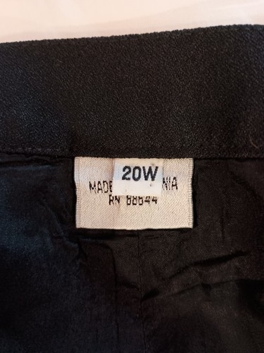 Unbranded Dress Pants Size 20W Black - Picture 8 of 10