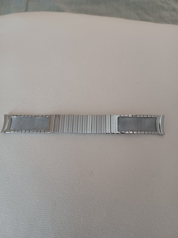 Vintage Scott Stainless Steel Expansion Watch Band Hong Kong Wristwatch