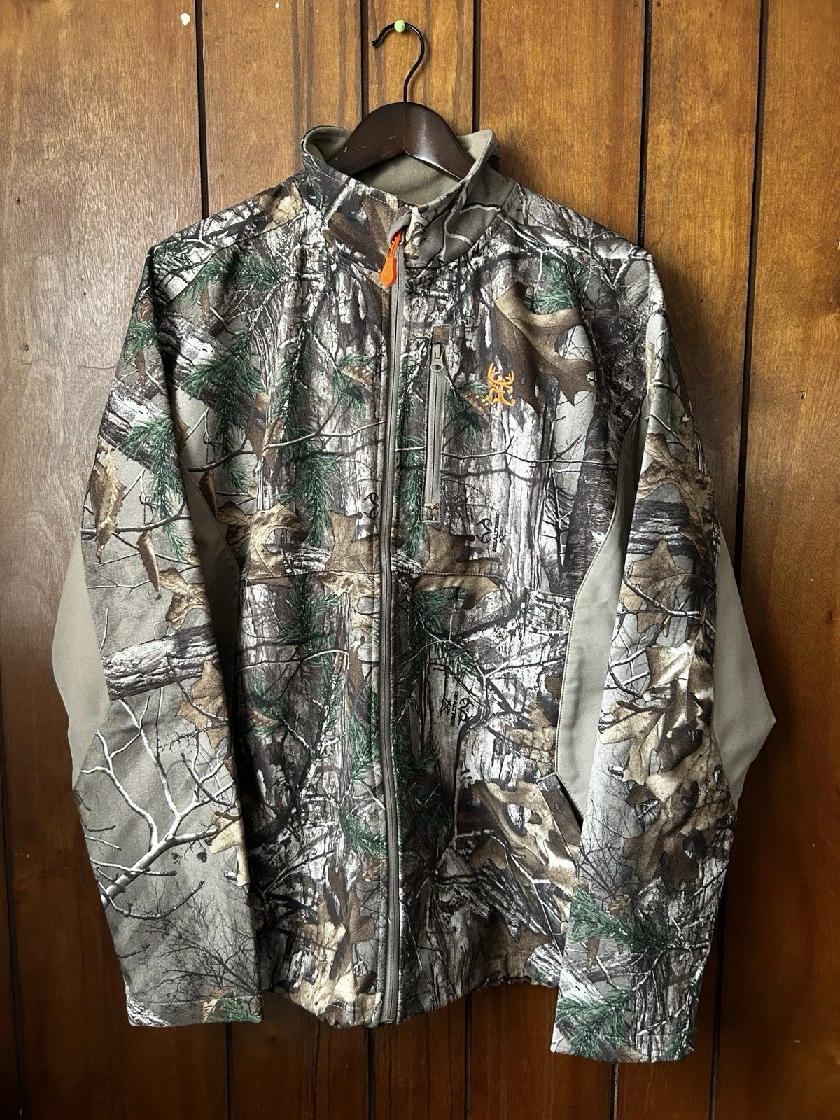 Mens Bushmaster XL Jacket Soft Shell Fleece Lined Camo Camo Scent Free