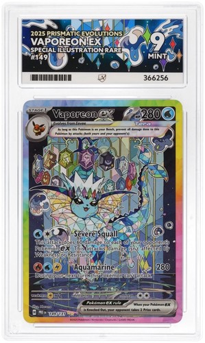 Vaporeon ex graded ACE 9 for sale on eBay