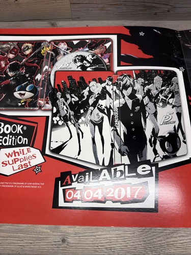 Persona 5 GameStop Display Werbeschild Poster - Bild 3 von 15