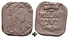 MILANO Quattrino 1736 Carlo d'Asburgo