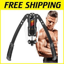 Adjustable Hydraulic Arm Exerciser - 440lbs Power