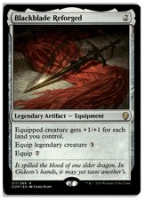 MTG Blackblade Reforged - Dominaria Misprint Moderately Played English