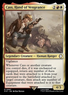 Cass, Hand of Vengeance Universes Beyond: Fallout MTG Magic The Gathering