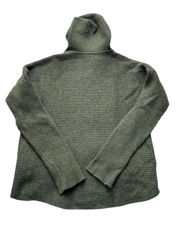 Suéter Max Studio Lana Con Capucha Verde Oliva Grande Preppy Cápsula Foto 2 de 4