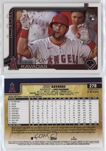 2025 Topps Series 1 Golden Mirror Image Variation Niko Kavadas #278 Rookie RC