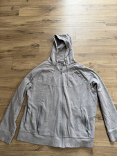 All in Motion women's XL hoodie light gray with zippered pockets long sleeve