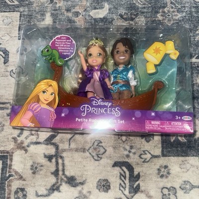 Disney Tangled Princess Petite Rapunzel Gift Set with Flynn Rider Gondola Boat