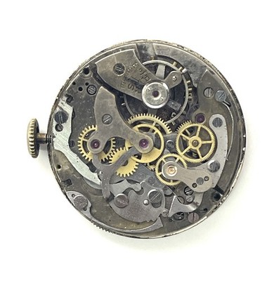 Bewegung Landeron 48 Chronograph Für Ersatzteil Gut Unruhwelle