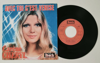 KAREN CHERYL 45 RPM 7'' DIE LIEBE, DIE MAN SICH GIBT / MIT DIR IST VENEDIG
