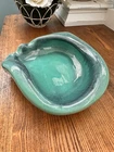Royal Haeger USA Teal Ashtray Mid-Century 1950s–1960s